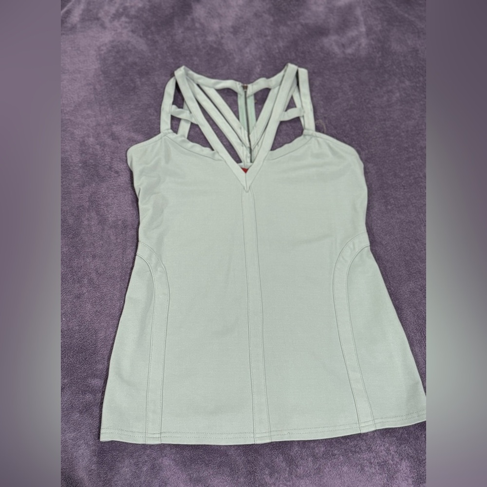 Red Women's Strappy Cream Camisole